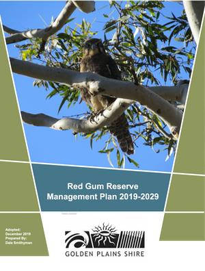 Red Gum Reserve Management Plan 2019-2029 - cover